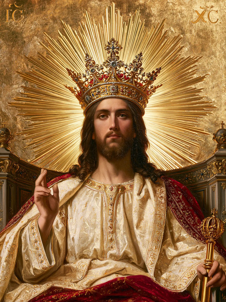 Jesus the King - Sacred Gold · Portrait n° 9