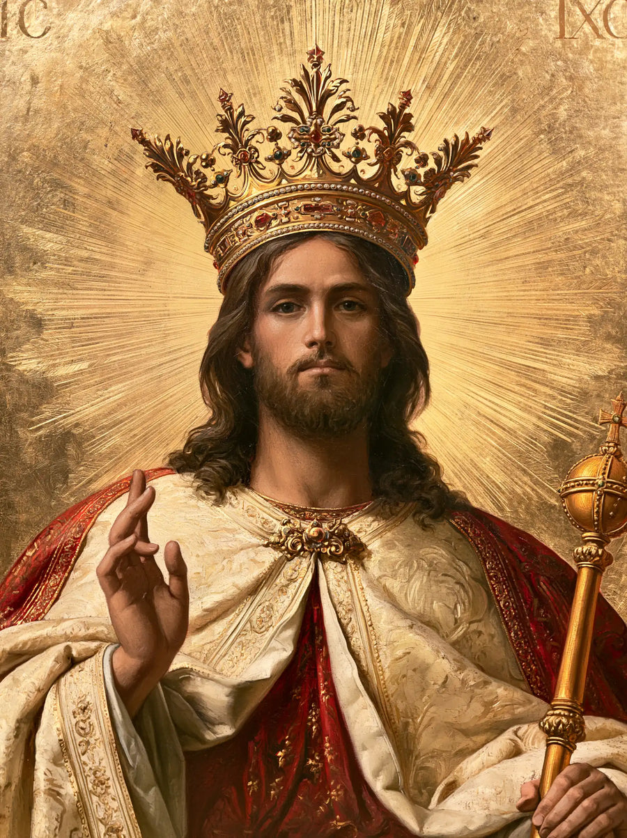 Jesus the King - Sacred Gold · Portrait n° 10