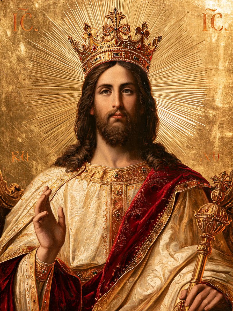 Jesus the King - Sacred Gold · Portrait n° 15