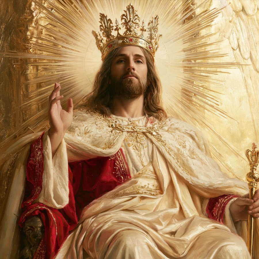 Jesus the King - Sacred Gold · Square n° 4