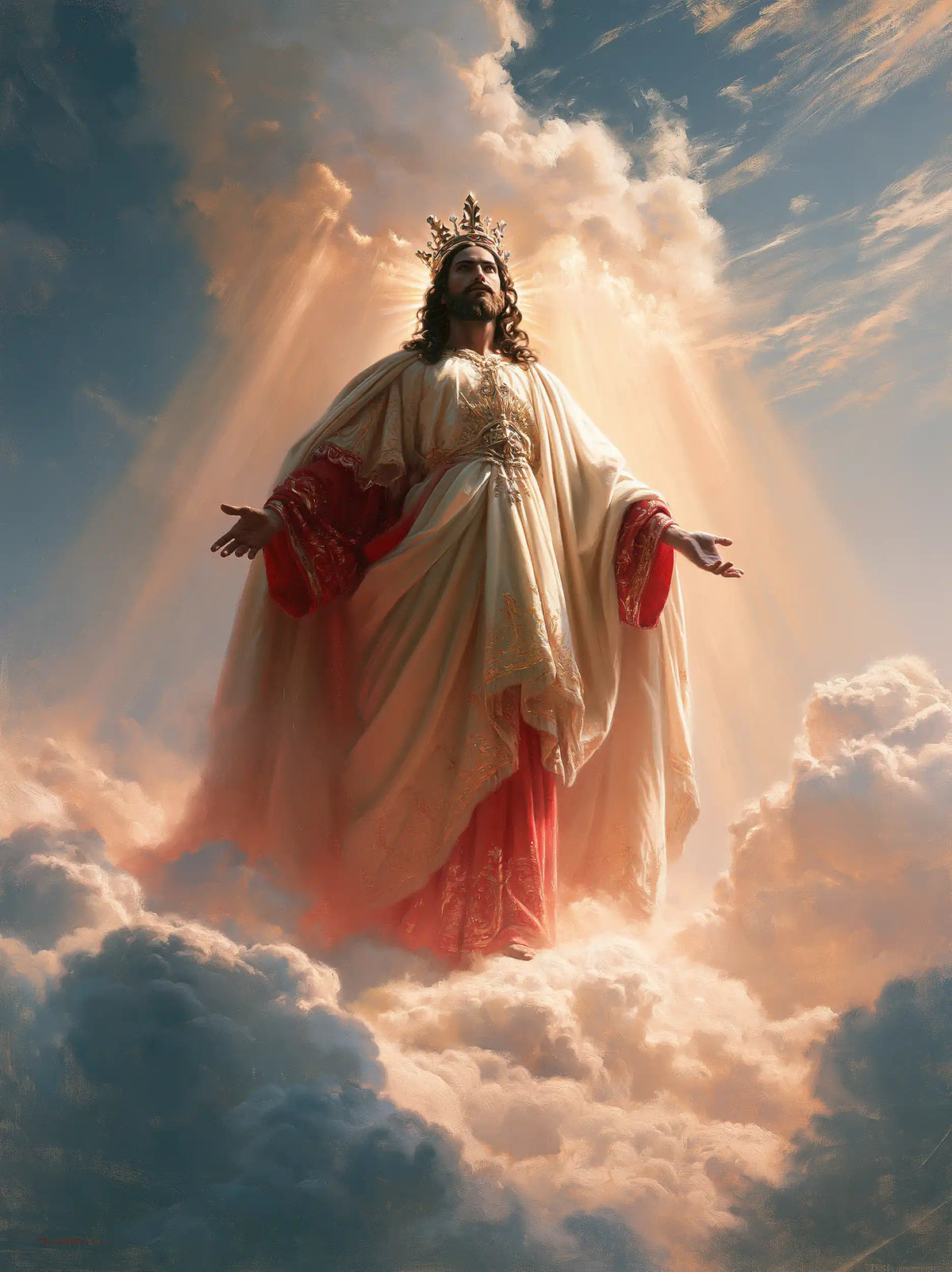 Jesus the King - Sacred Monumental View · Portrait n° 13