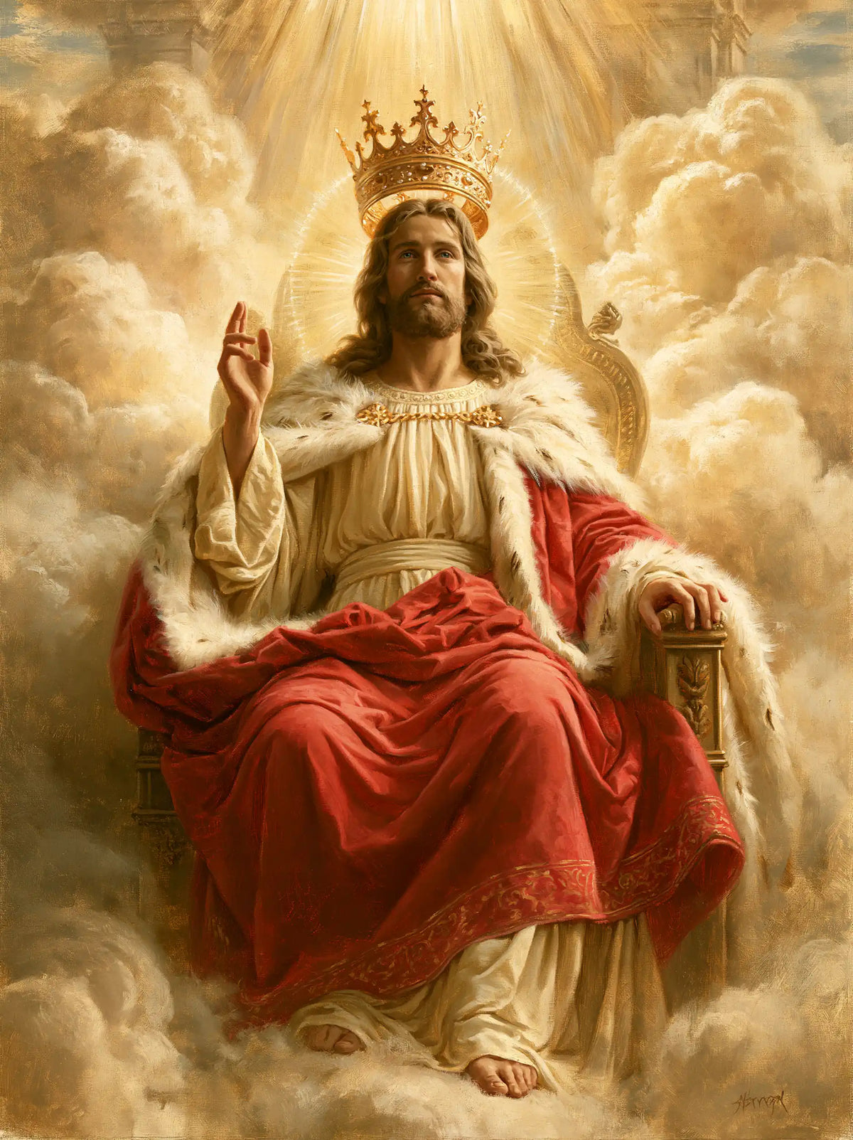 Jesus the King - Sacred Royal Majesty · Portrait n° 13