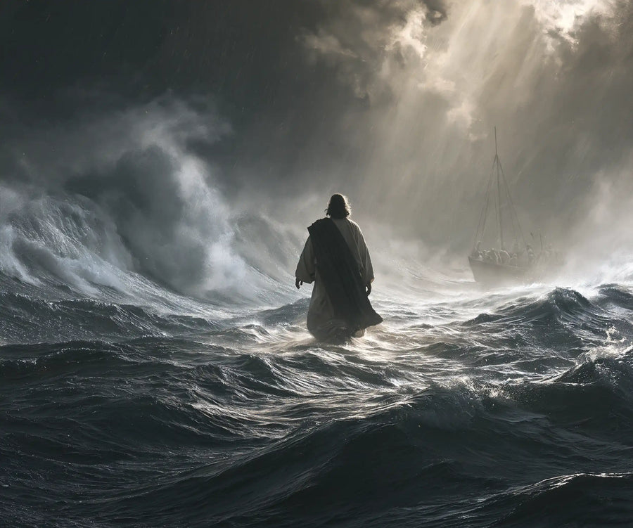Jesus Walking on Water - Explosion of Movement · Landscape n° 1