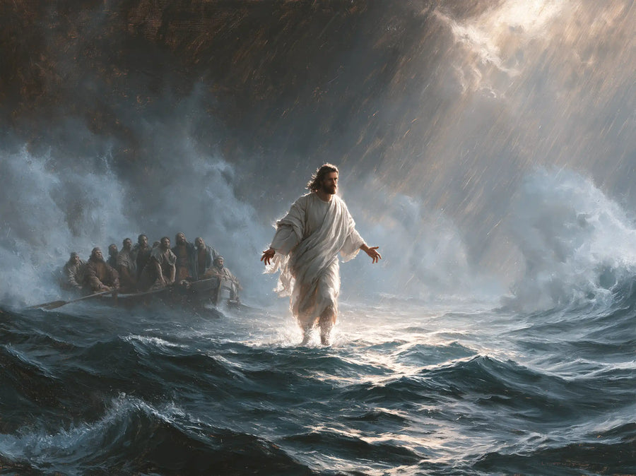 Jesus Walking on Water - Explosion of Movement · Landscape n° 7