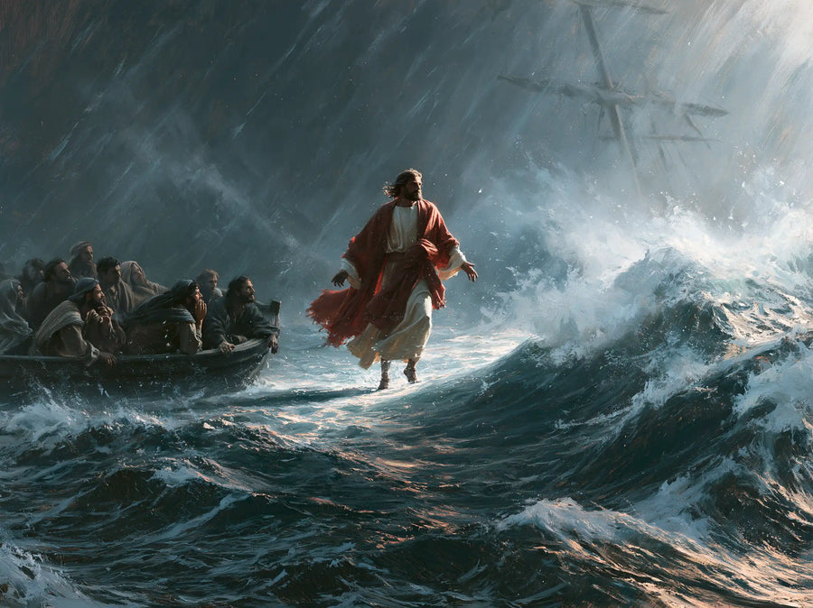 Jesus Walking on Water - Explosion of Movement · Landscape n° 8