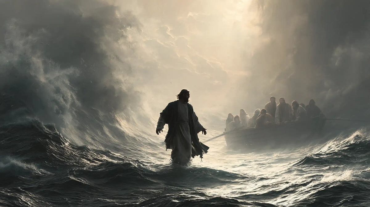 Jesus Walking on Water - Explosion of Movement · Landscape n° 15
