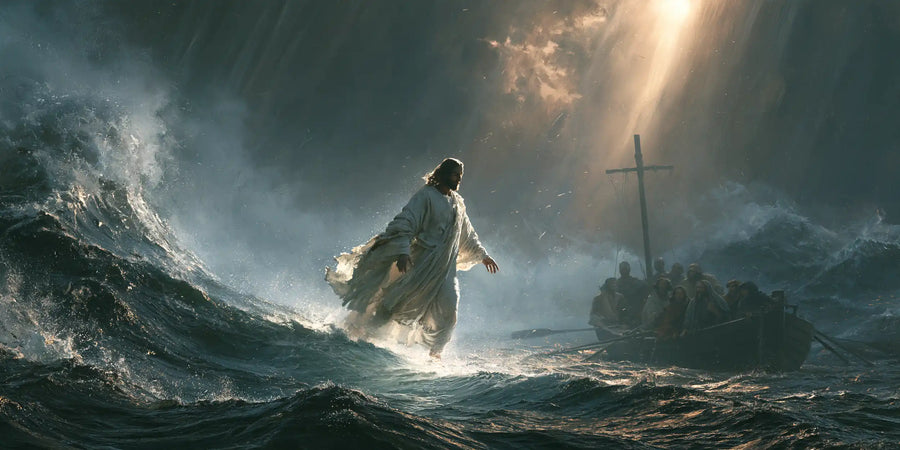 Jesus Walking on Water - Explosion of Movement · Landscape n° 17