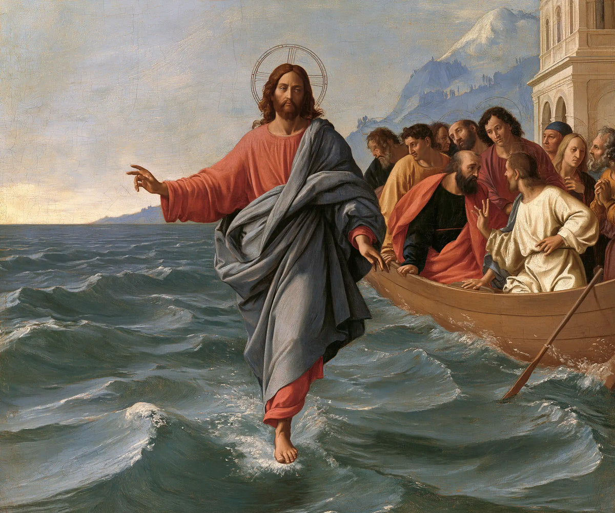 Jesus Walking on Water - Florentine Renaissance · Landscape n° 5