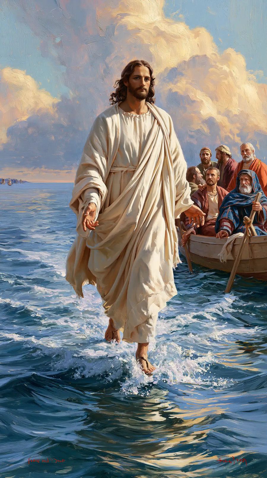 Jesus Walking on Water - Florentine Renaissance · Portrait n° 9