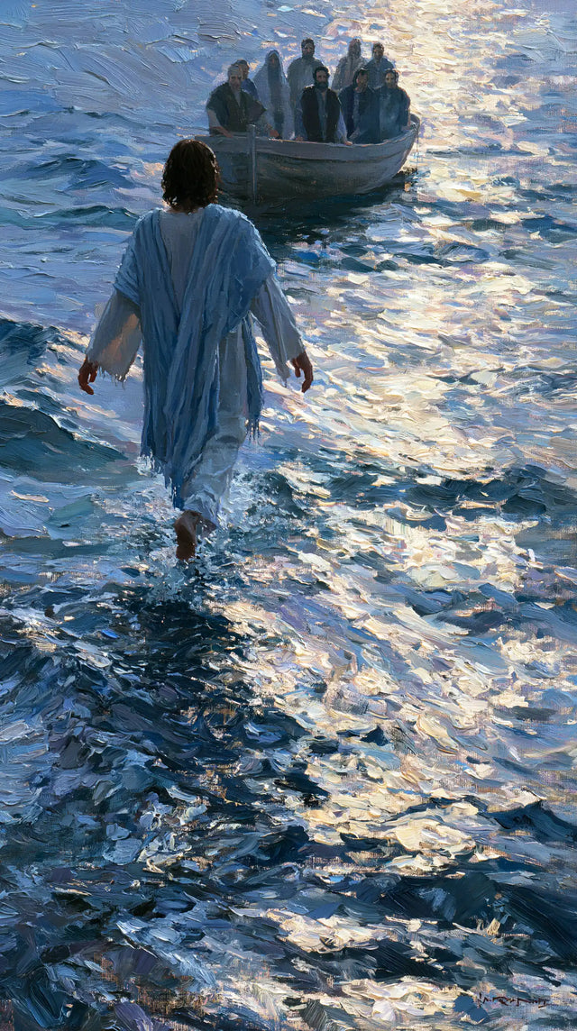 Jesus Walking on Water - Impressionist · Portrait n° 1