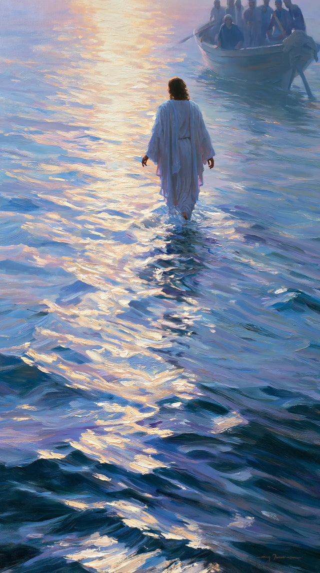 Jesus Walking on Water - Impressionist · Portrait n° 23