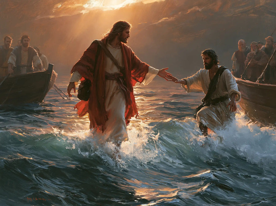 Jesus Walking on Water - Jesus Calls Peter · Landscape n° 5