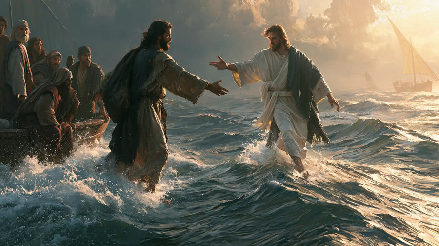 Jesus Walking on Water - Jesus Calls Peter · Landscape n° 8