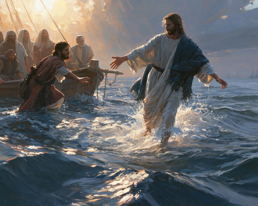 Jesus Walking on Water - Jesus Calls Peter · Landscape n° 14