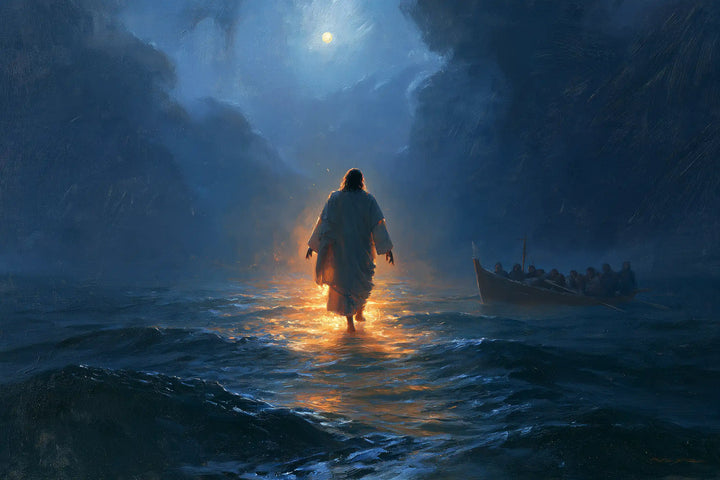 Jesus Walking on Water — The Low Flame in the Night’s Silence