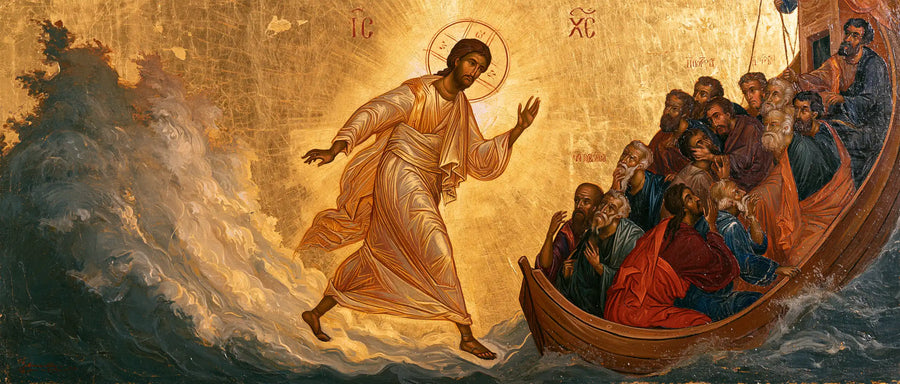 Jesus Walking on Water - Sacred Gold · Landscape n° 26