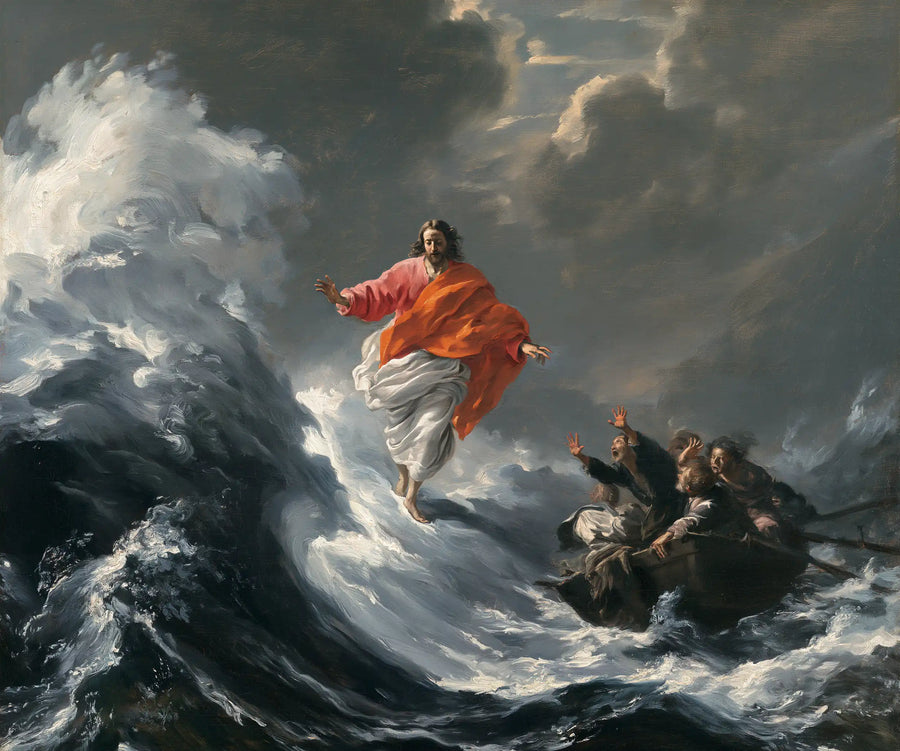 Jesus Walking on Water - Theatrical Baroque · Landscape n° 1