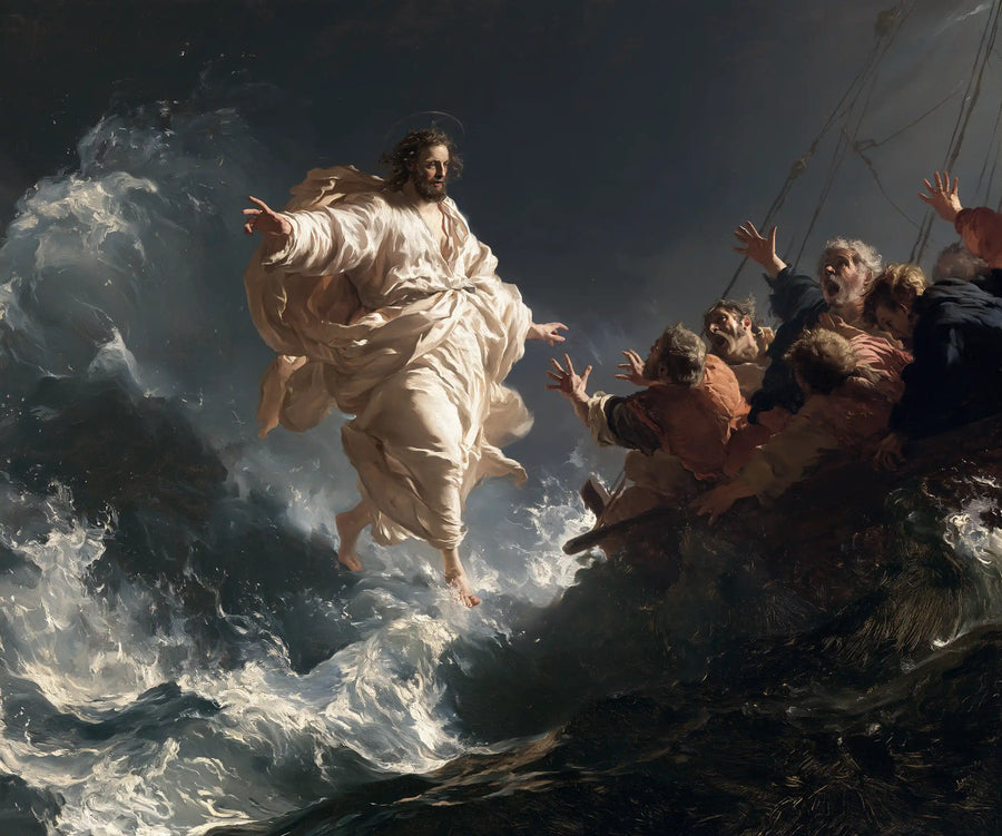 Jesus Walking on Water - Theatrical Baroque · Landscape n° 9