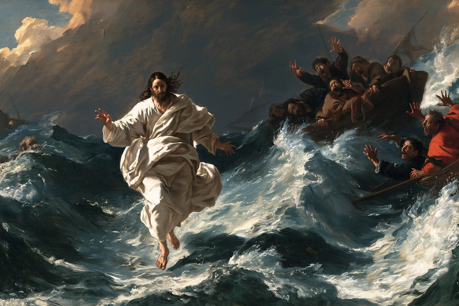 Jesus Walking on Water - Theatrical Baroque · Landscape n° 19