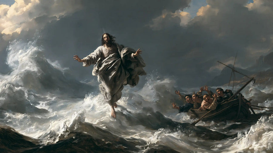 Jesus Walking on Water - Theatrical Baroque · Landscape n° 23