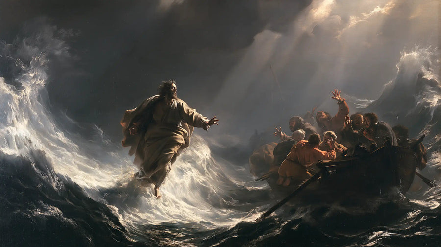 Jesus Walking on Water - Theatrical Baroque · Landscape n° 26
