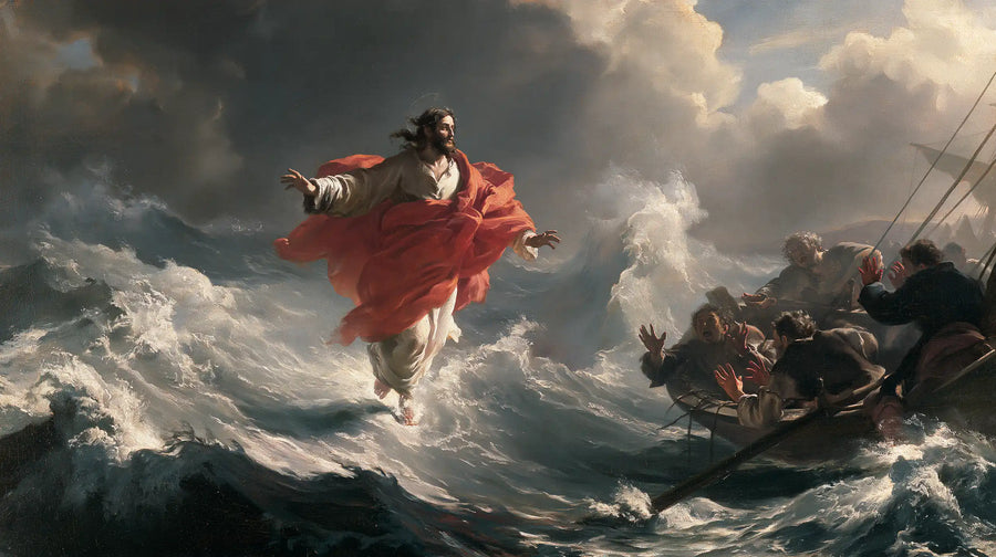 Jesus Walking on Water - Theatrical Baroque · Landscape n° 29