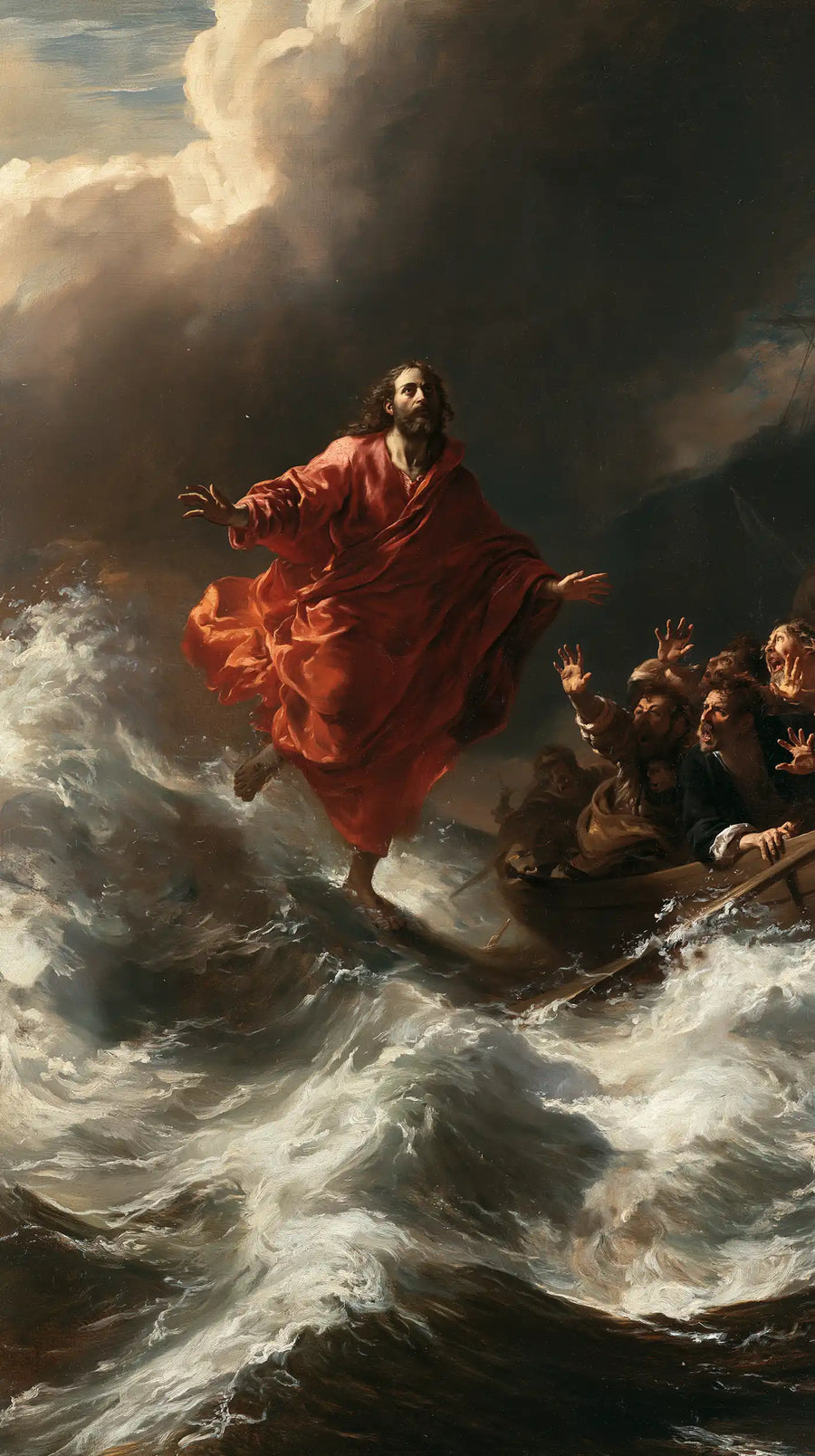 Jesus Walking on Water - Theatrical Baroque · Portrait n° 8
