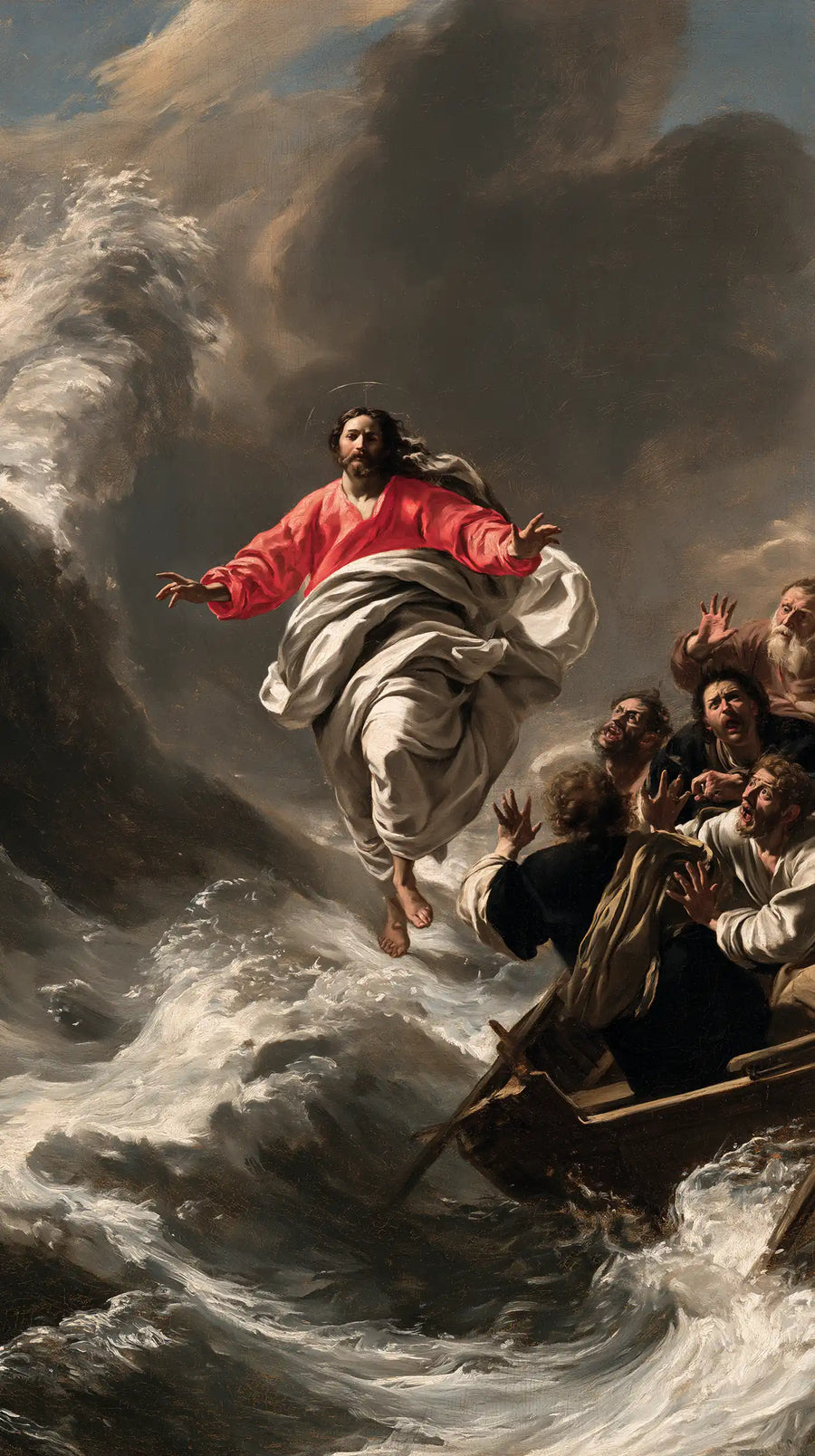 Jesus Walking on Water - Theatrical Baroque · Portrait n° 10