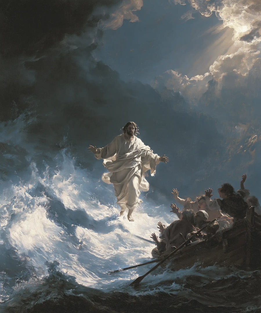 Jesus Walking on Water - Theatrical Baroque · Portrait n° 16