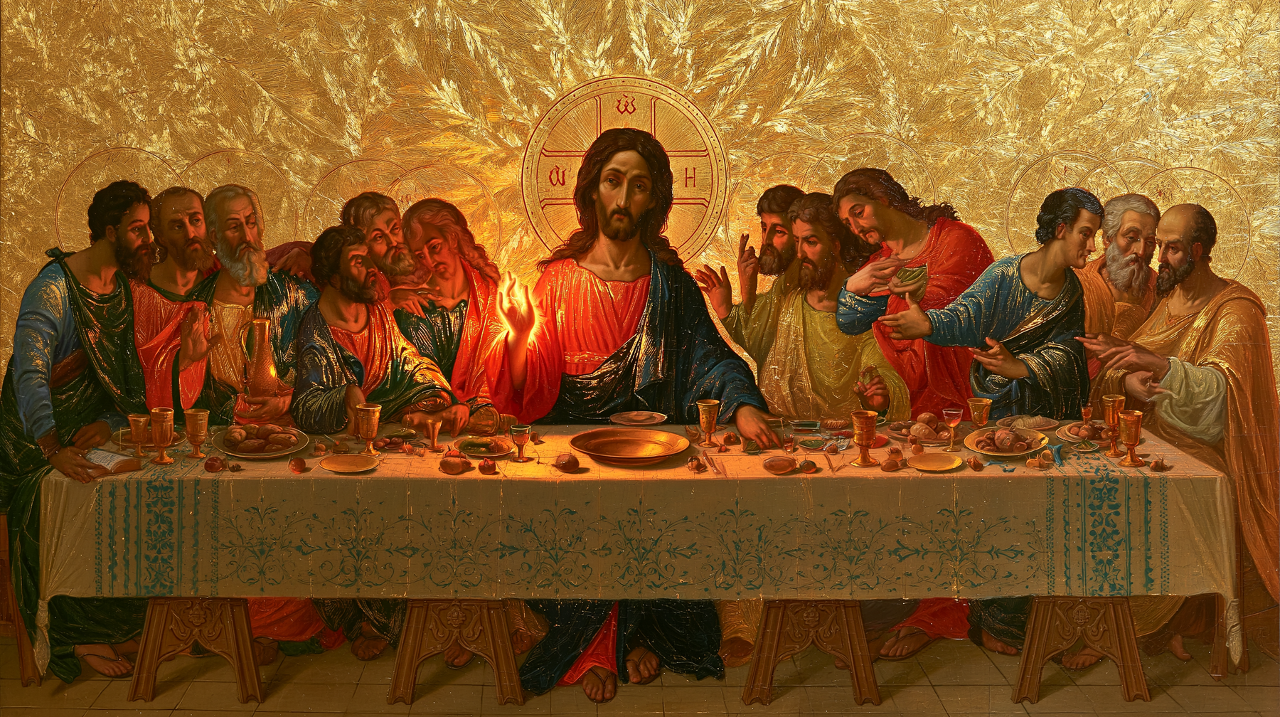 The Last Supper - Sacred Golden n° 12 — aperçu de la finition sélectionnée