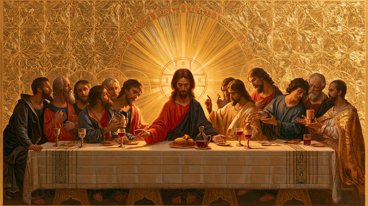 The Last Supper - Sacred Golden n° 15 — aperçu de la finition sélectionnée
