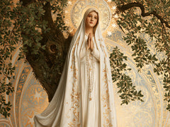 Our Lady of Fatima – Sacred Art Nouveau · Landscape no. 2