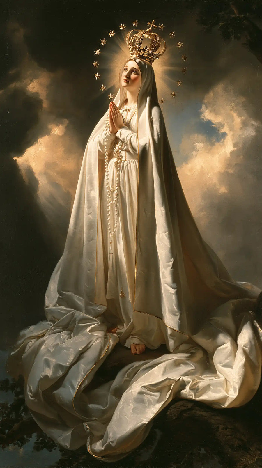 Our Lady of Fatima – Theatrical Baroque · Portrait no. 1