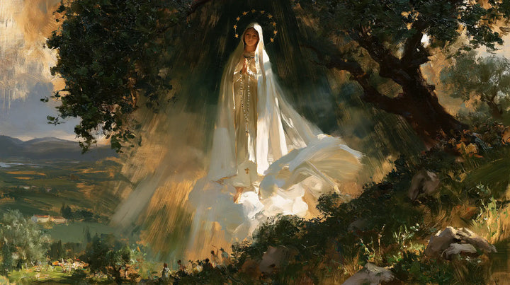Our Lady of Fatima – Expressionist · Landscape no. 7