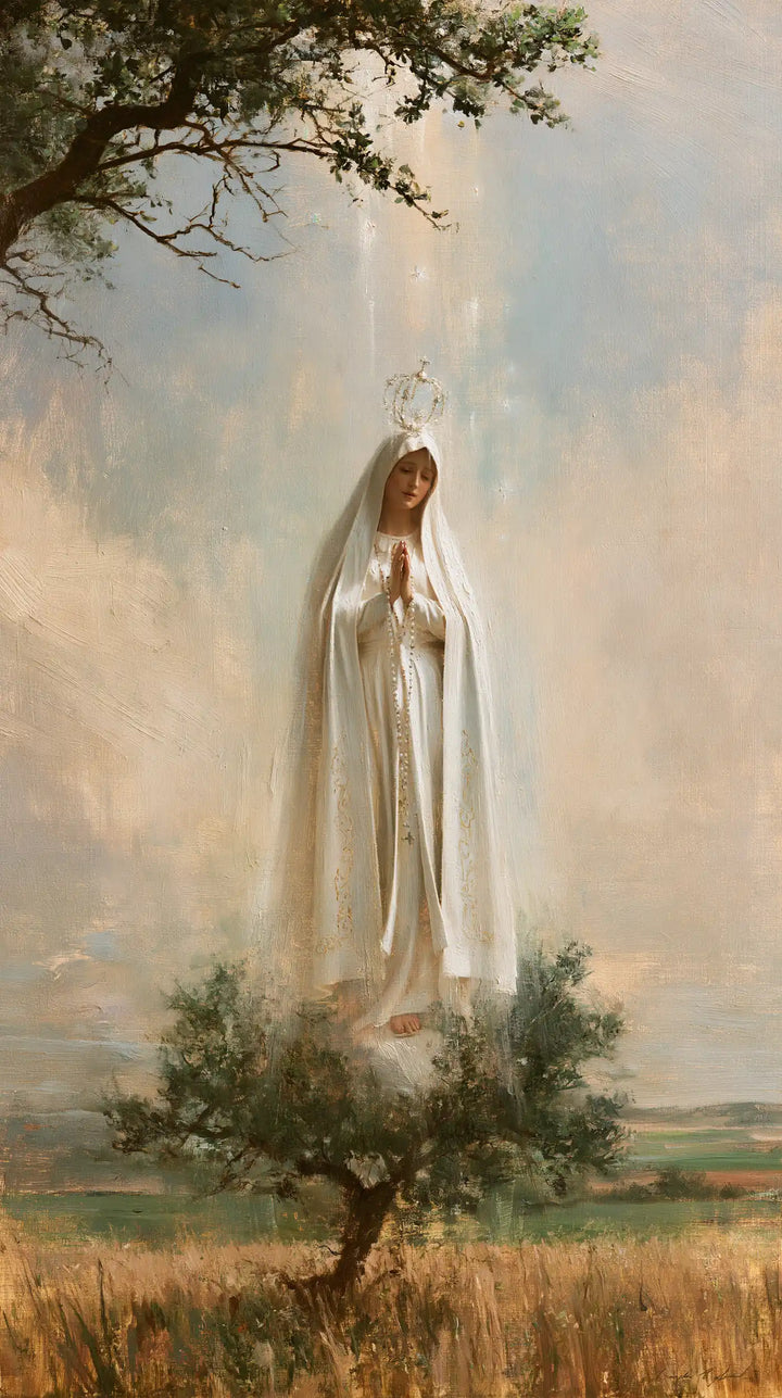 Our Lady of Fatima – Impressionist · Portrait no. 6