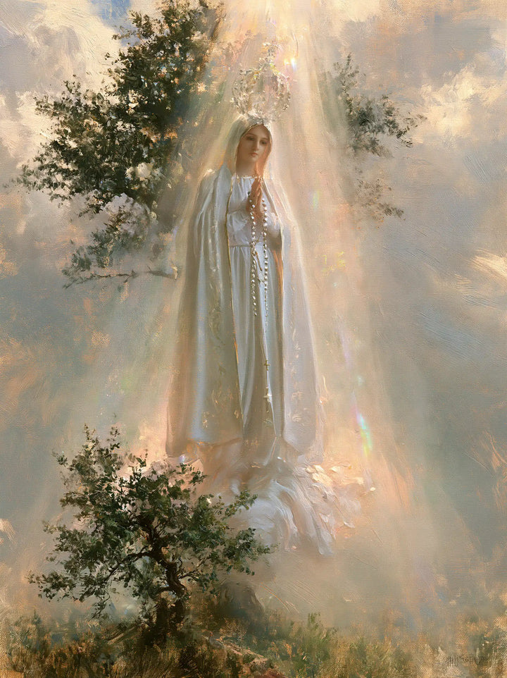 Our Lady of Fatima – Impressionist · Portrait no. 8