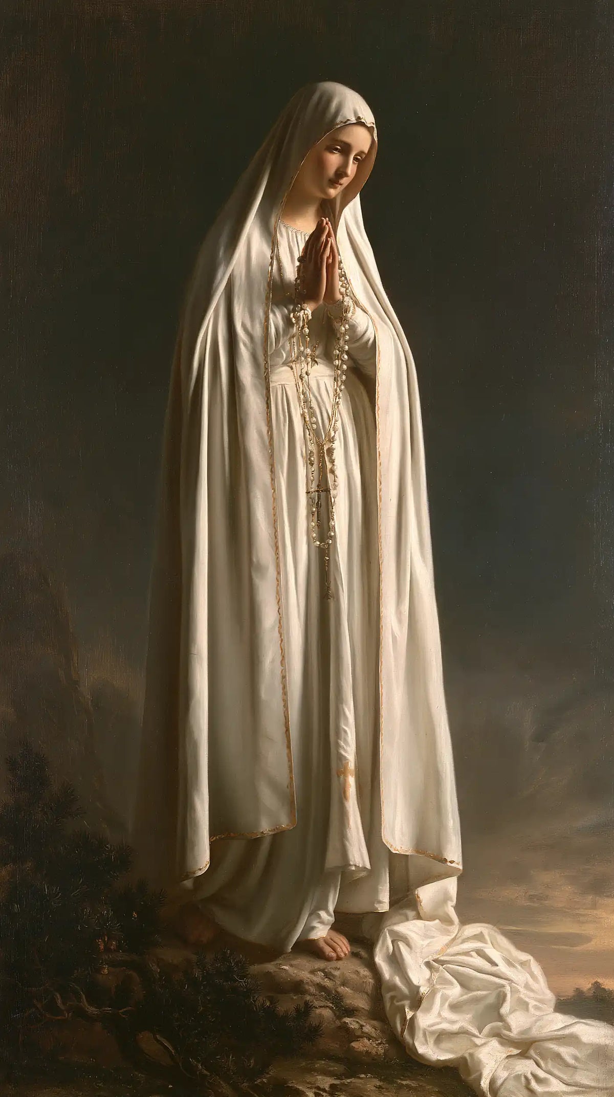 Our Lady of Fatima – Florentine Renaissance · Portrait no. 1