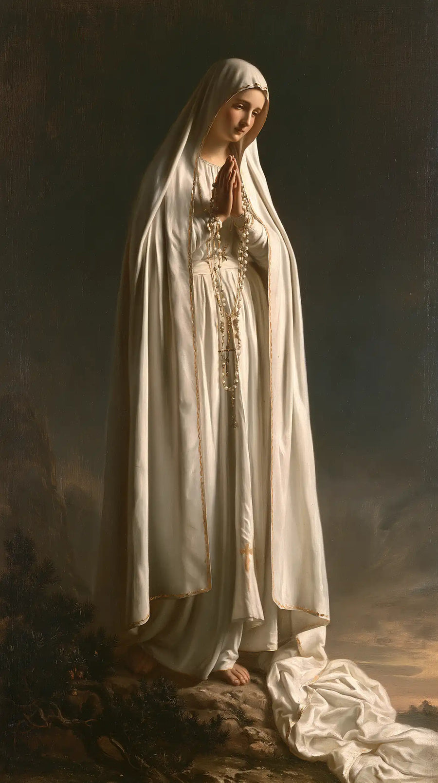 Our Lady of Fatima – Florentine Renaissance · Portrait no. 1