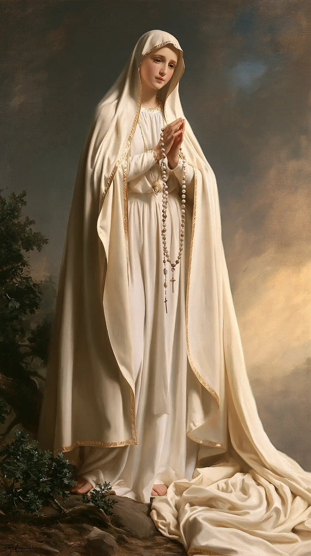 Our Lady of Fatima – Florentine Renaissance · Portrait no. 2
