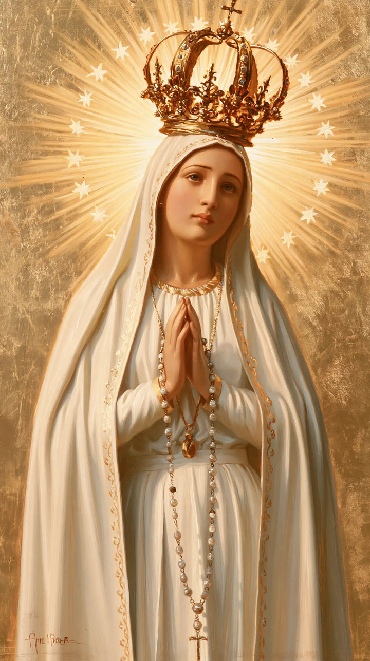 Our Lady of Fatima – Sacred Gold · Portrait no. 2