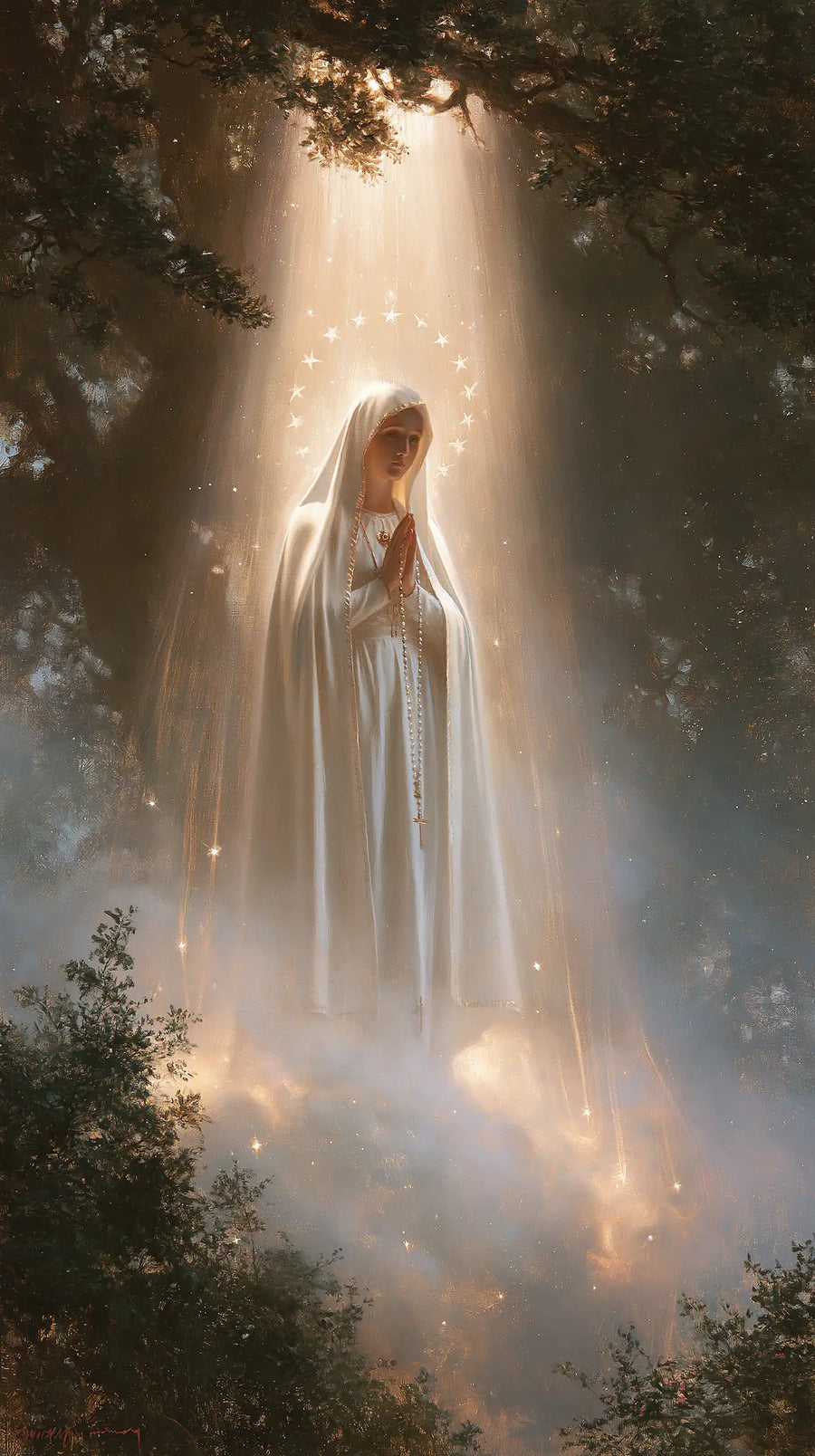 Our Lady of Fatima – Symbolist · Portrait no. 1