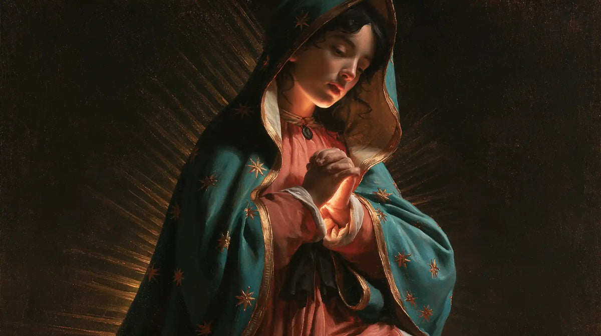 Our Lady of Guadalupe – Caravaggio Tenebrism · Landscape no. 9