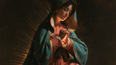 Our Lady of Guadalupe – Caravaggio Tenebrism · Landscape no. 9