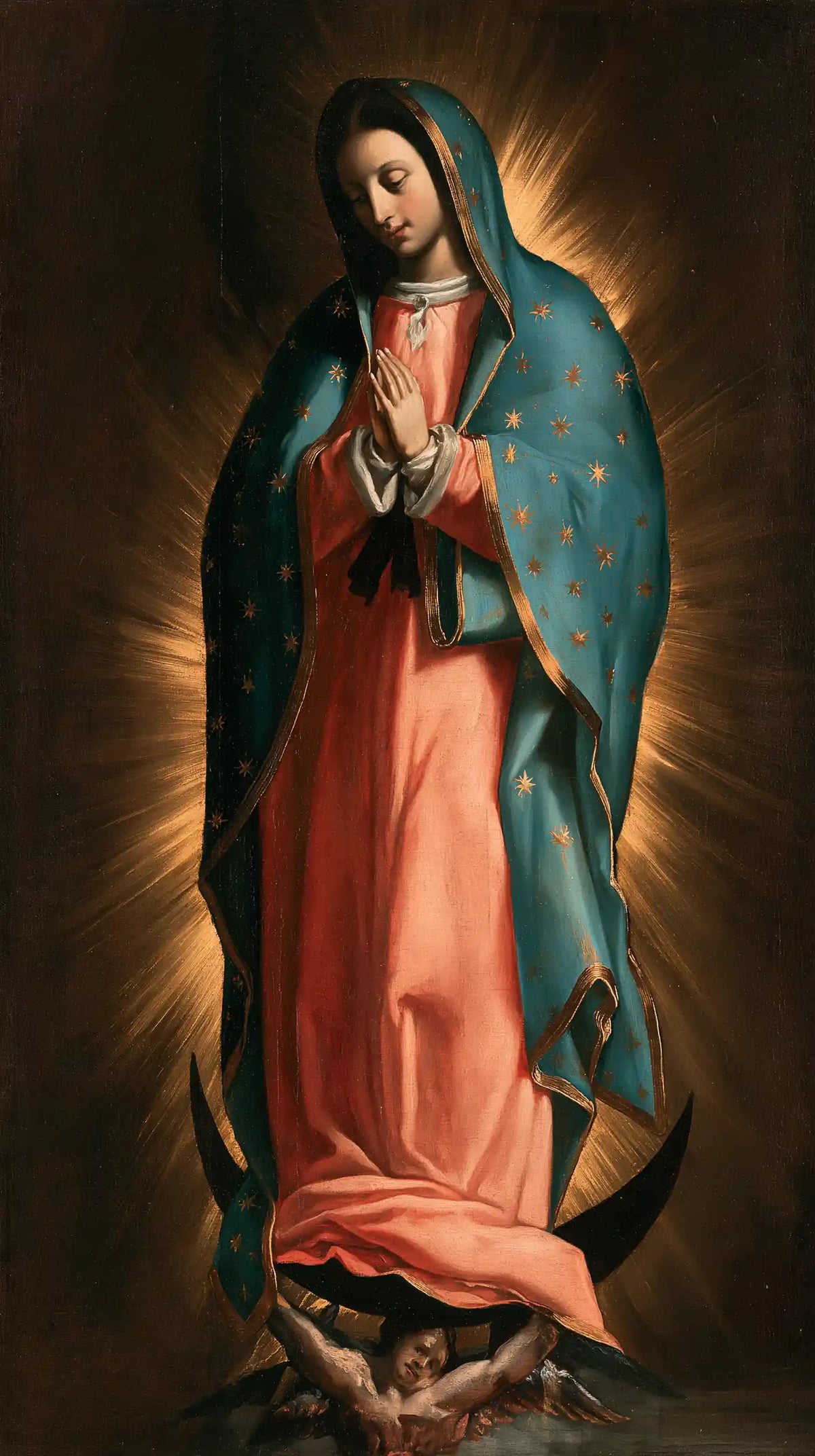 Our Lady of Guadalupe – Caravaggio Tenebrism · Portrait no. 4