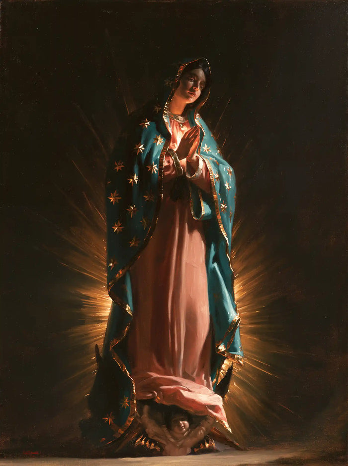 Our Lady of Guadalupe – Caravaggio Tenebrism · Portrait no. 6