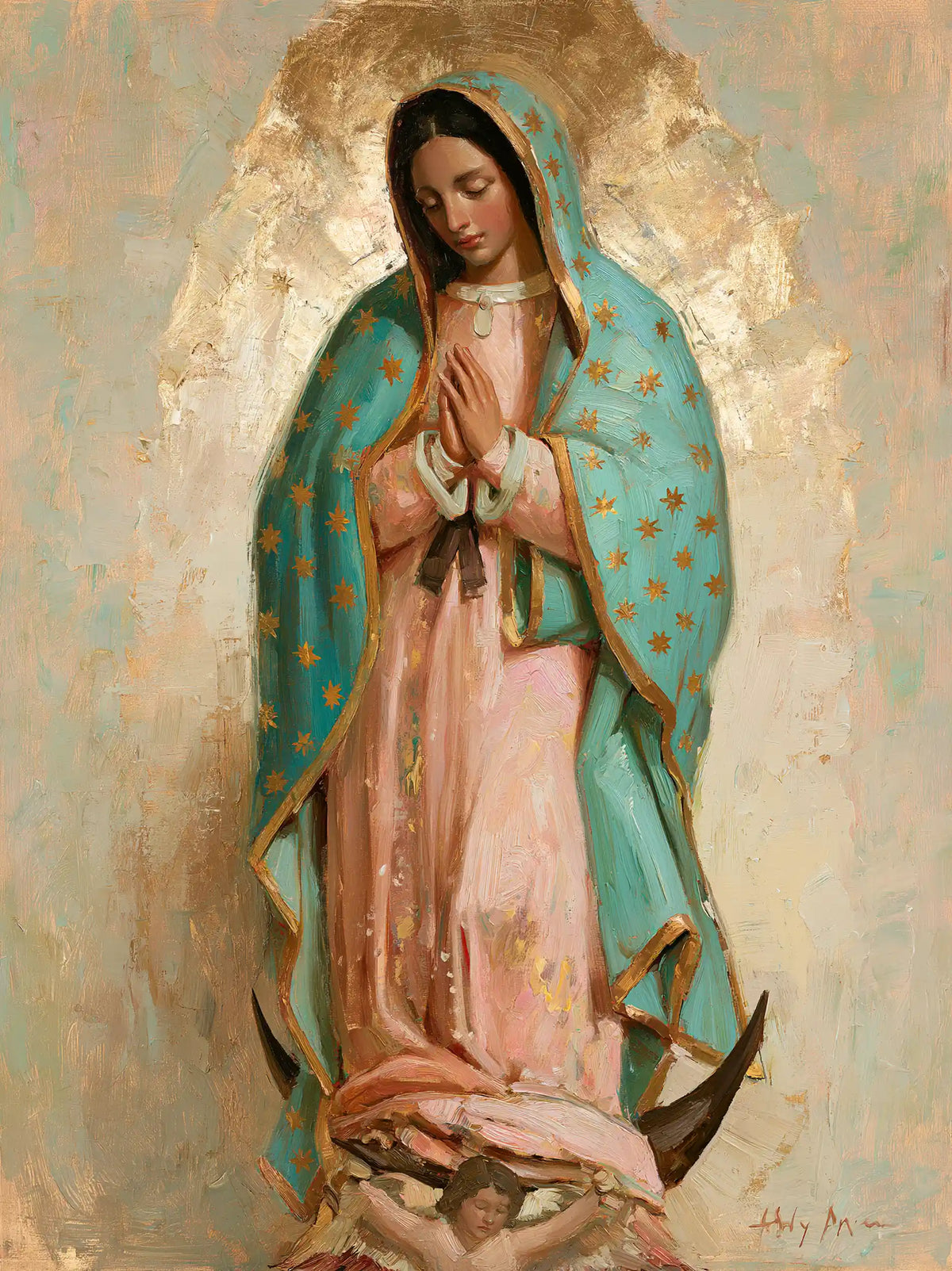 Our Lady of Guadalupe – Impressionist · Portrait no. 12
