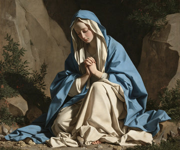 Virgin Mary in Prayer - Florentine Renaissance · Landscape n° 2