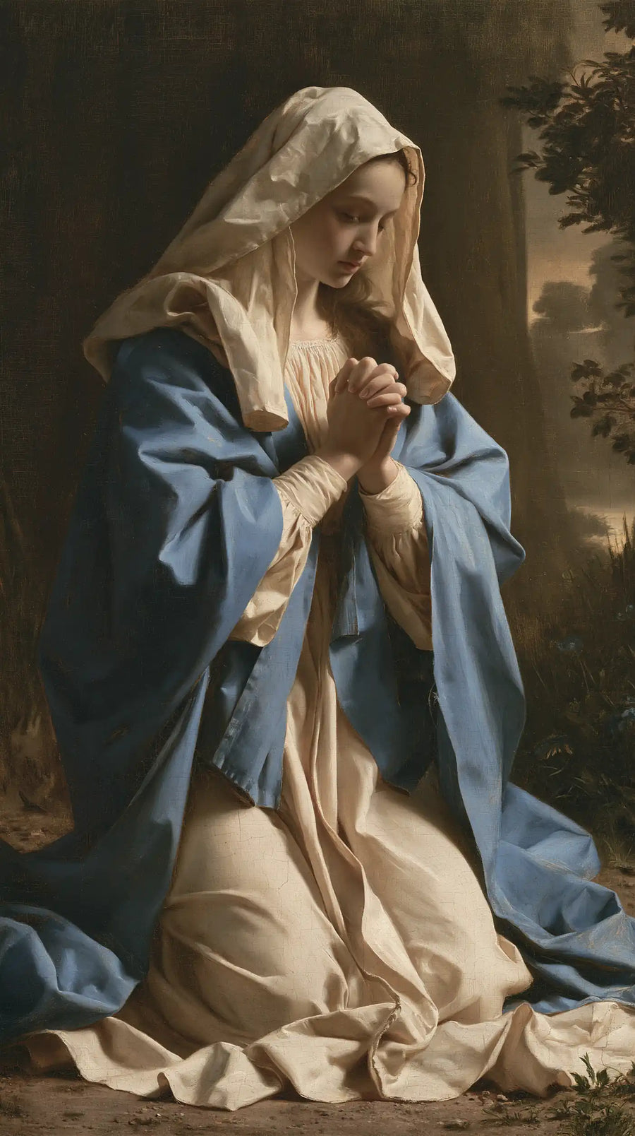 Virgin Mary in Prayer - Florentine Renaissance · Portrait n° 14