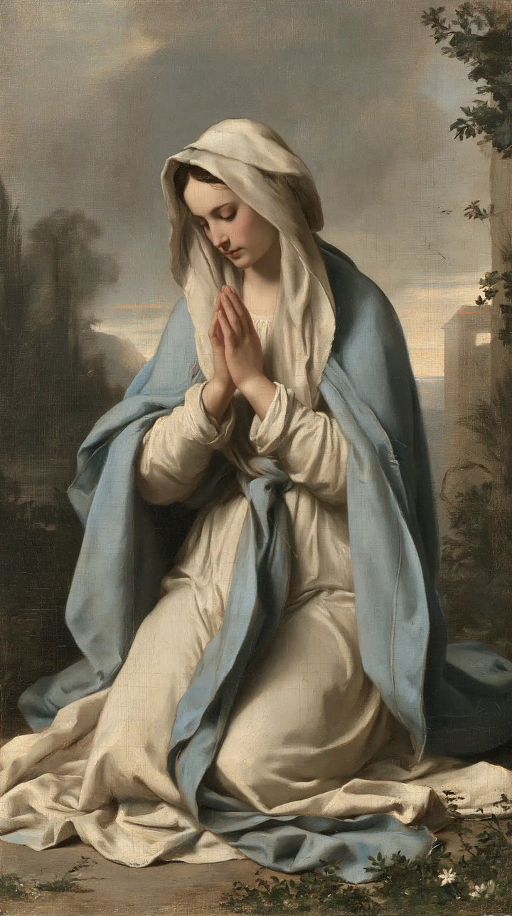 Virgin Mary in Prayer — Prayer before the Distant Horizon