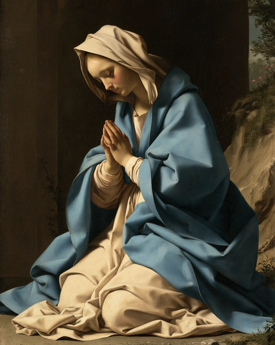 Virgin Mary in Prayer - Florentine Renaissance · Portrait n° 37